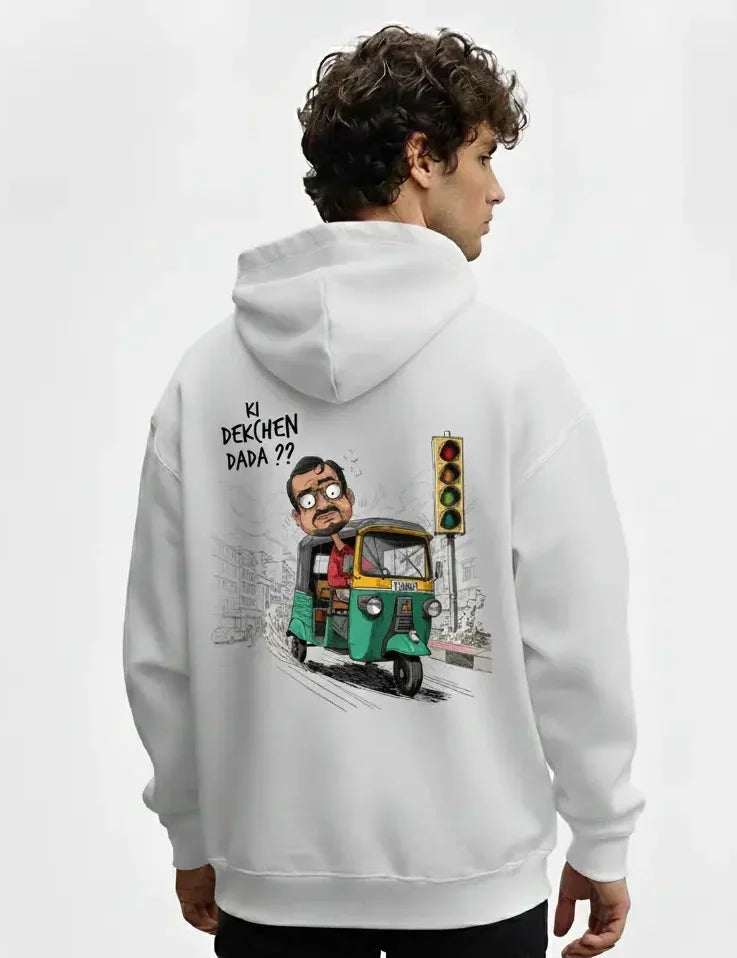 Cotton Fleece Hoodie Kolkata Street Vibes Edition