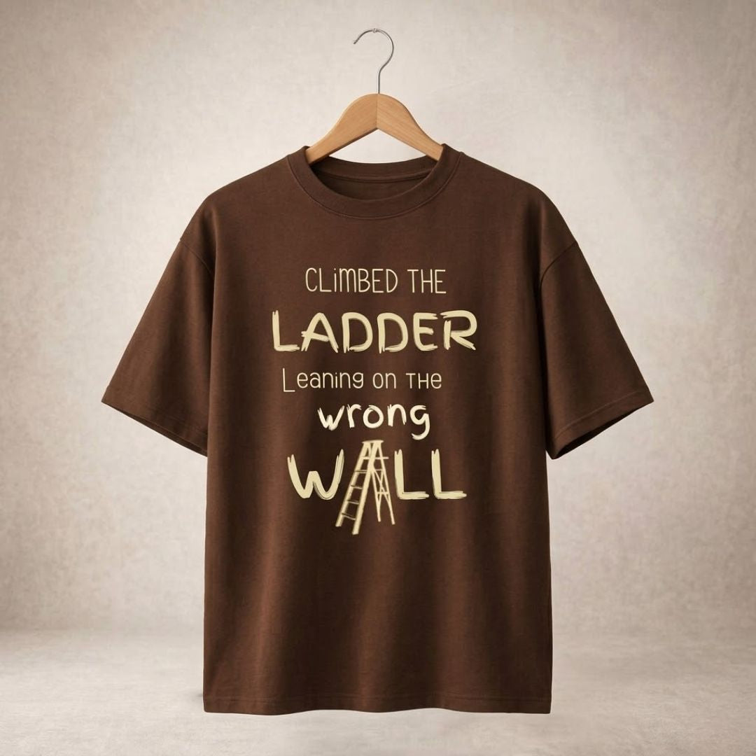 Climbed The Wrong Wall Oversized T-Shirt