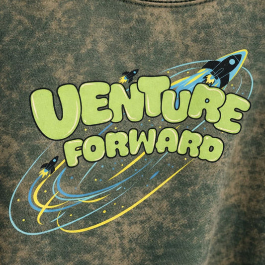 Green Acid Wash Oversized