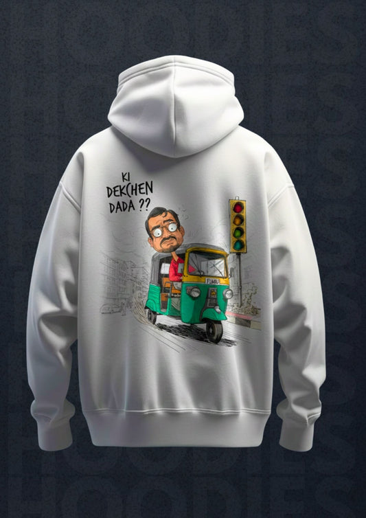 Cotton Fleece Hoodie Kolkata Street Vibes Edition