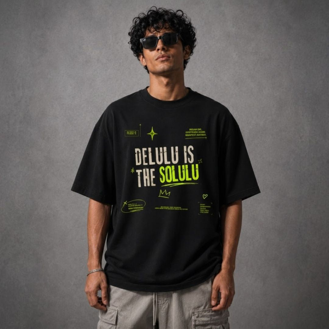 Delulu Is The Solulu Oversized T-Shirt