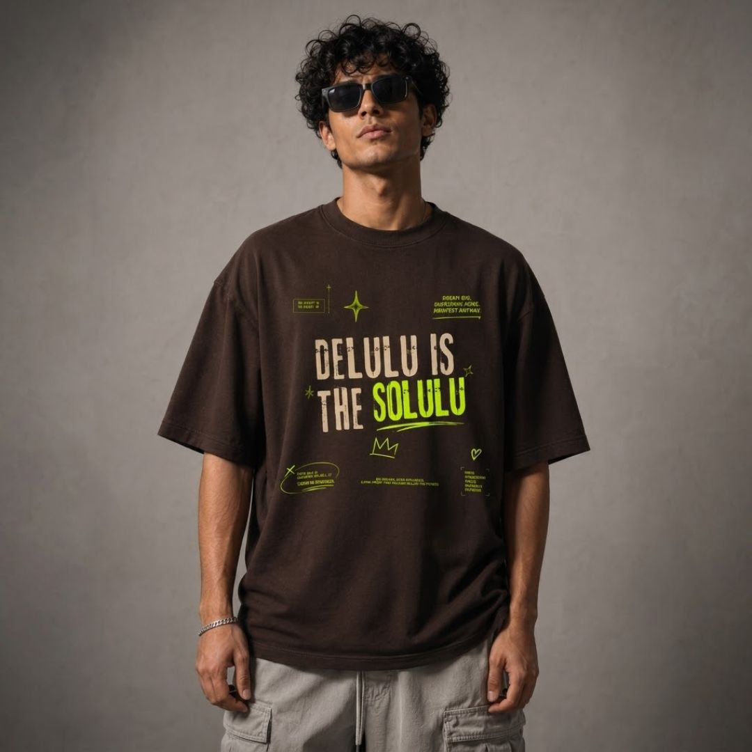 Delulu Is The Solulu Oversized T-Shirt