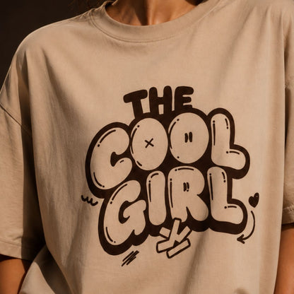 Cool Girl – Women’s  Oversized T-Shirt