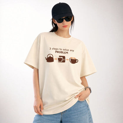 Coffee Addict – Oversized T-Shirt