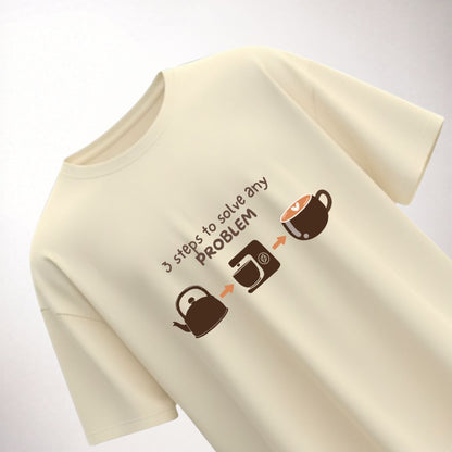 Coffee Addict – Oversized T-Shirt