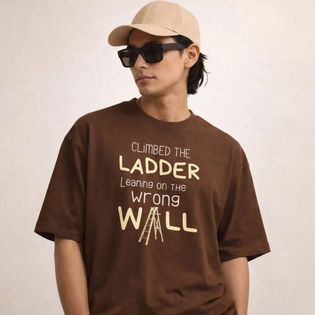 Climbed The Wrong Wall Oversized T-Shirt