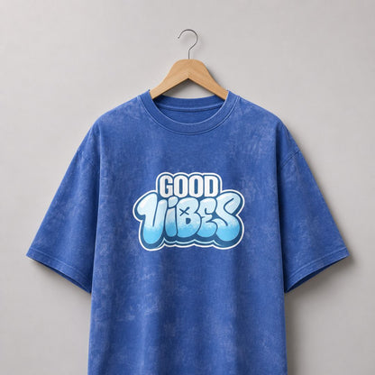 Good Vibes – Blue Acid Wash