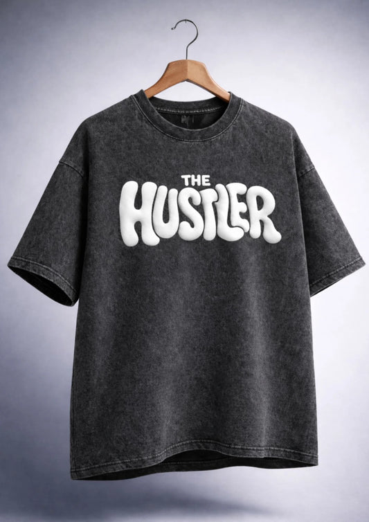 The Hustler Oversized Acid Wash T-Shirt