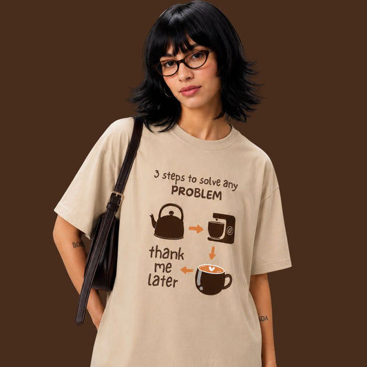 Coffee Addict – Oversized T-Shirt