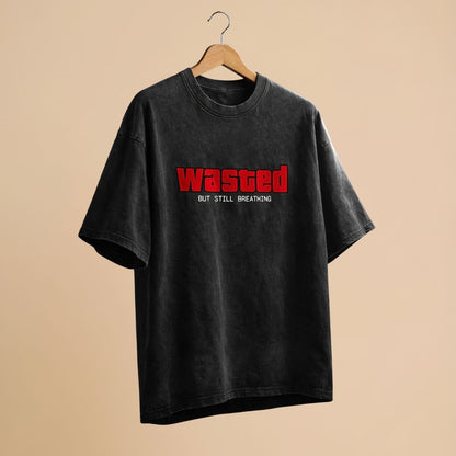 Wasted Acid Wash Oversized T-Shirt