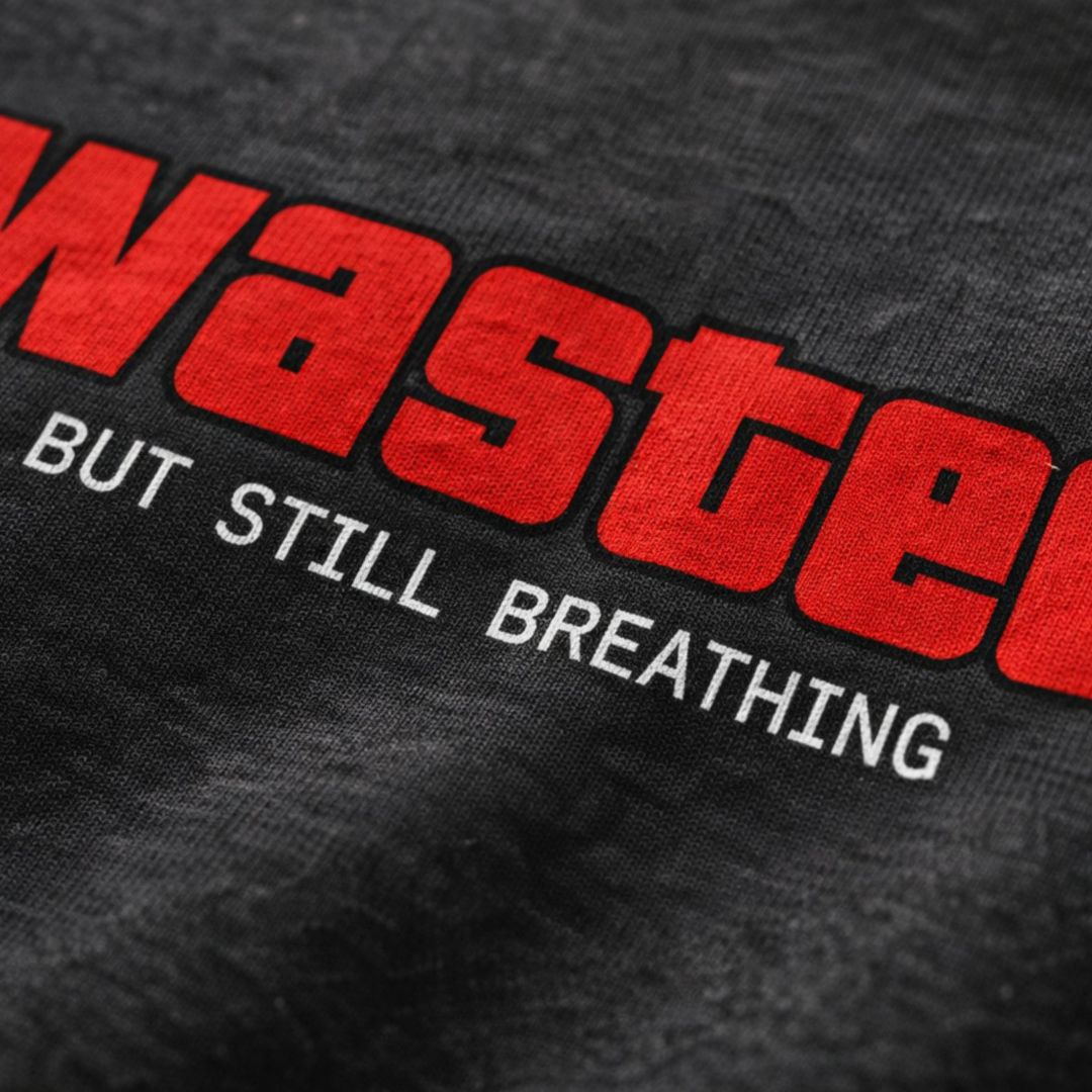 Wasted Acid Wash Oversized T-Shirt