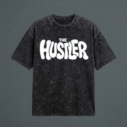 The Hustler Oversized Acid Wash T-Shirt