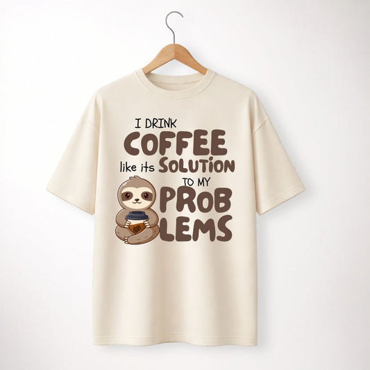 Coffee Mode Oversized T-Shirt