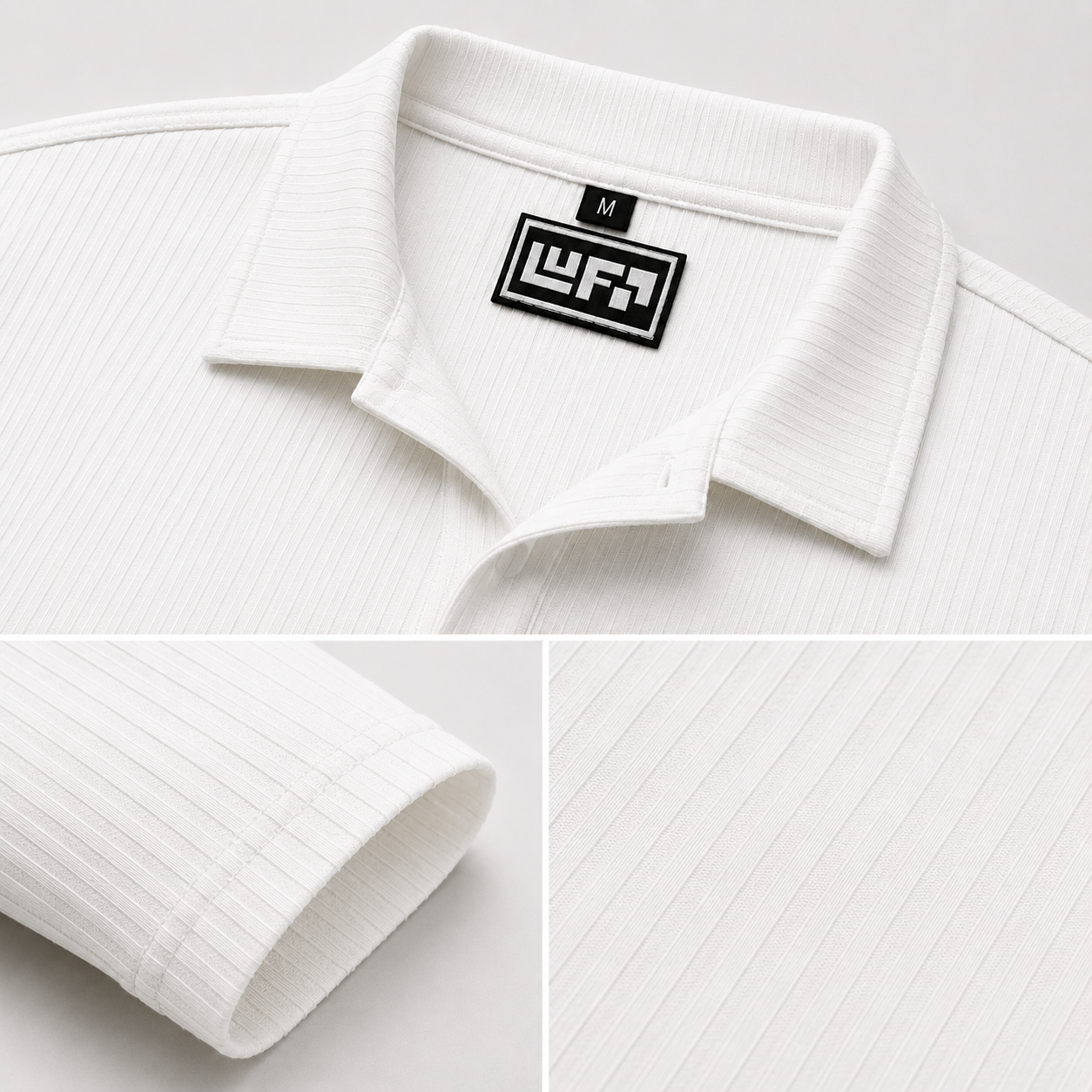 Ivory Textured Polo