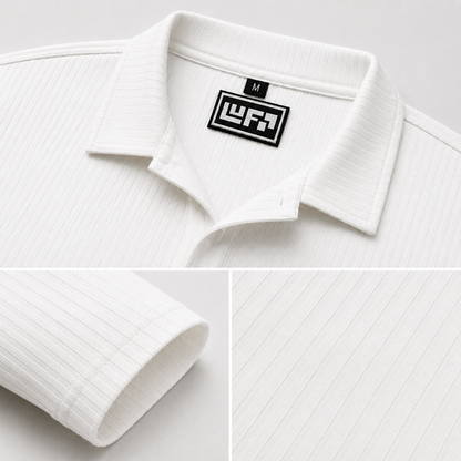 Ivory Textured Polo