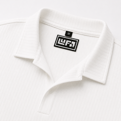 Ivory Textured Polo