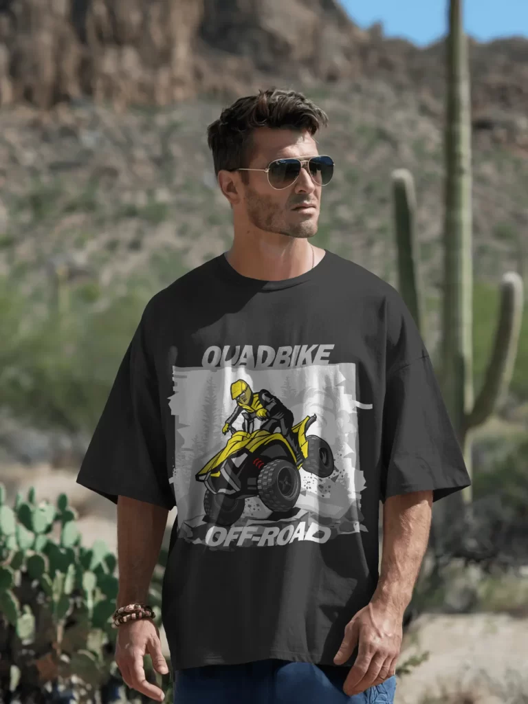 Quad Bike Off-Road Oversized T-Shirt – Lufit Adventure Series