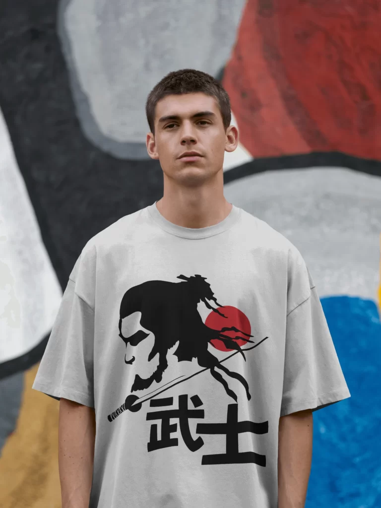 Samurai Oversized T-Shirt – Lufit Streetwear Edition