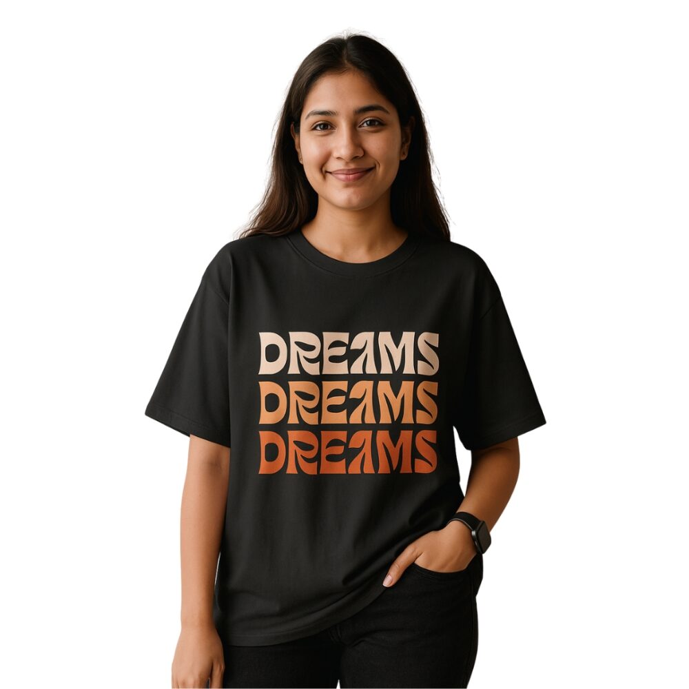 Female Oversized Dreams Casual Wear