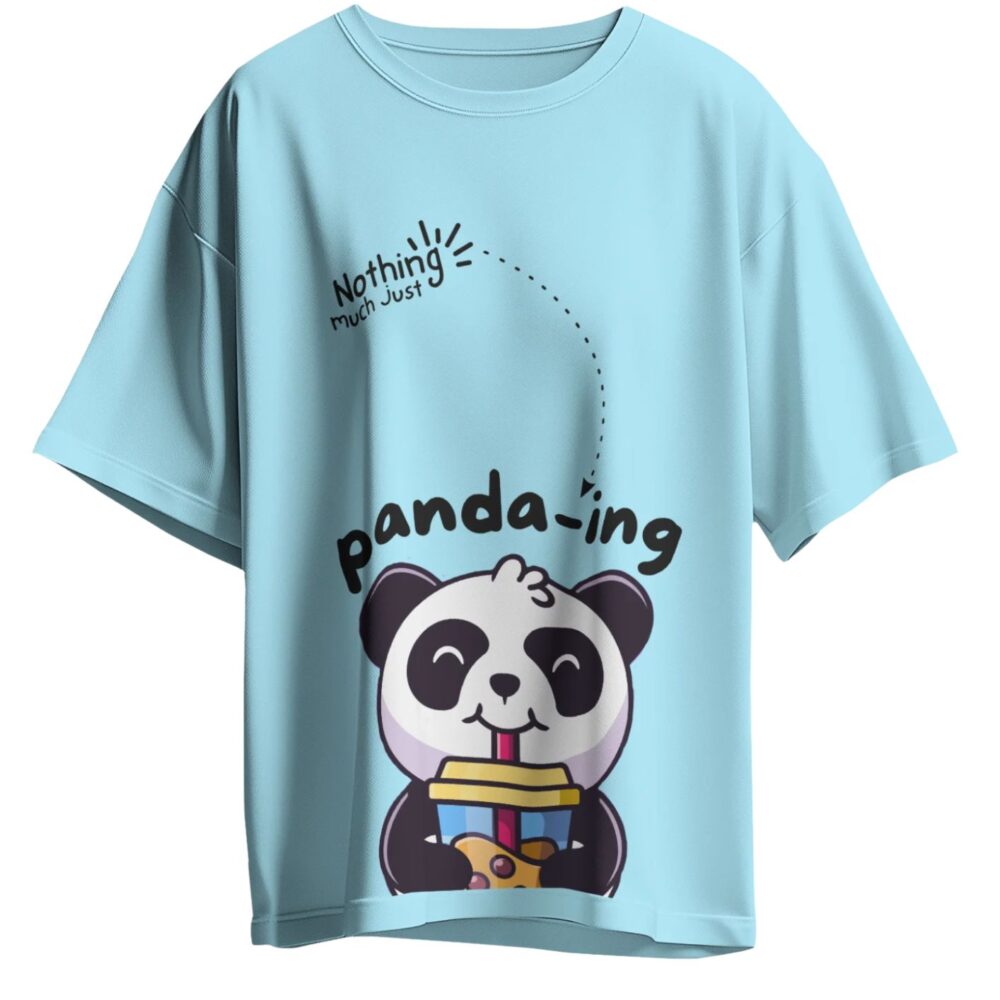 Female Classic T-shirt "Panda-ing"