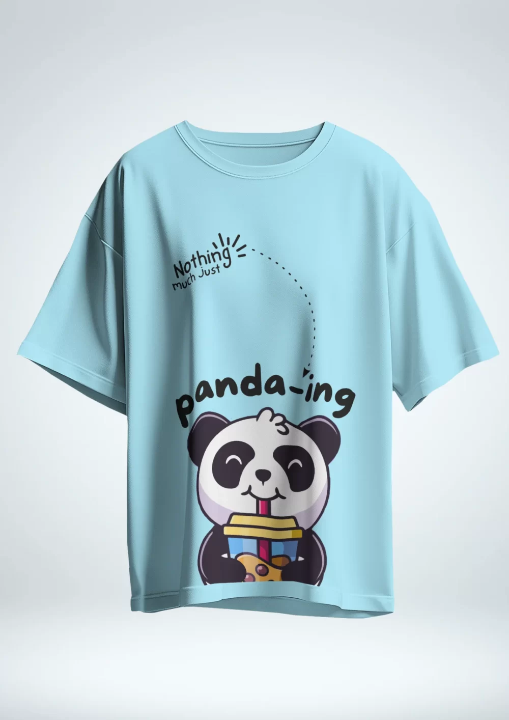 Panda-ing Female Classic T-shirt - Image 2