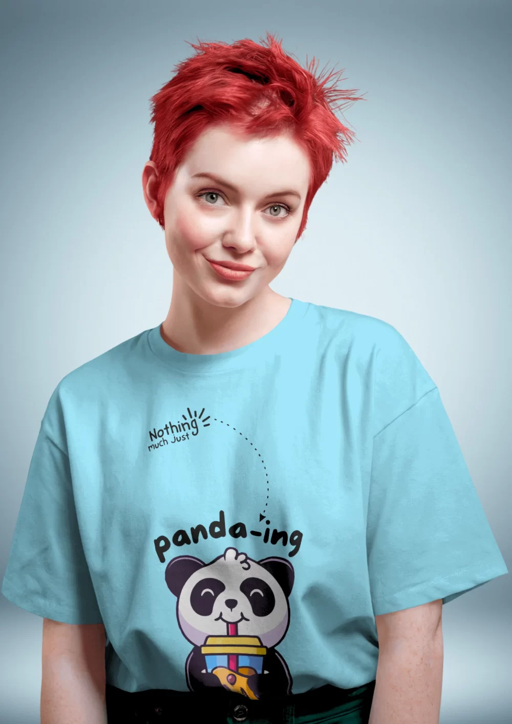 Panda-ing Female Classic T-shirt