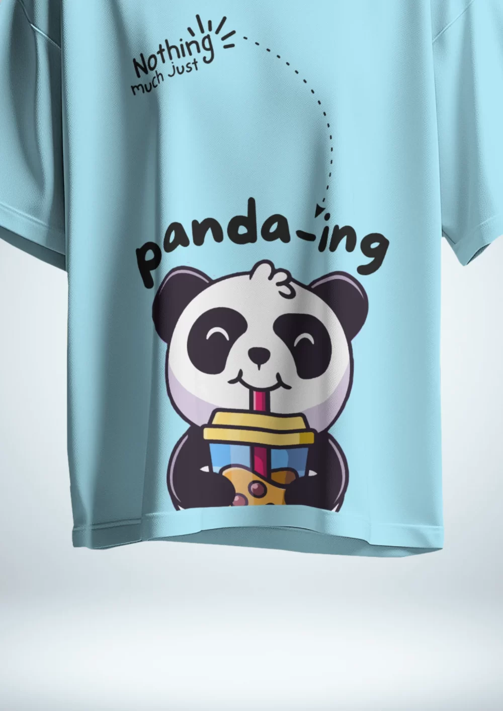 Panda-ing Female Classic T-shirt - Image 3