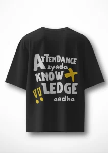 Attendance Unisex Oversized T-Shirt