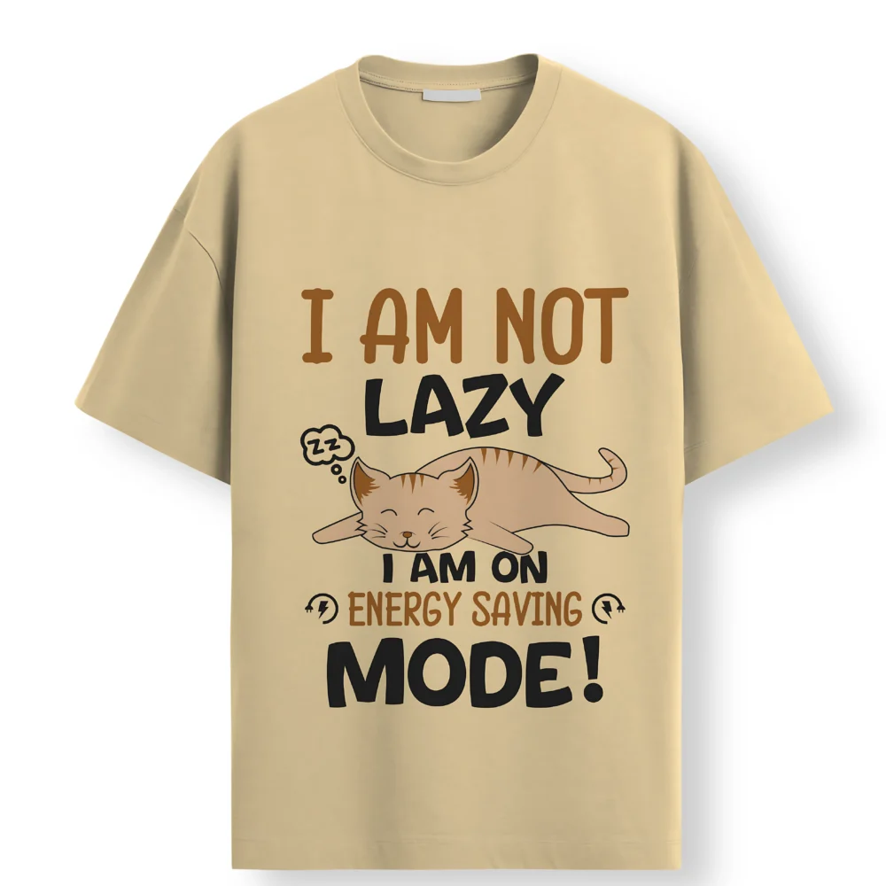 Unisex T-Shirts – Energy Saving Mode Oversized Tee