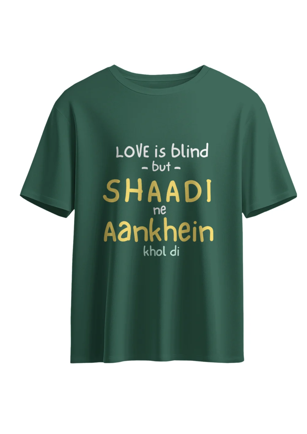 Funny Shaadi Unisex Oversized Desi T-shirt - Image 2