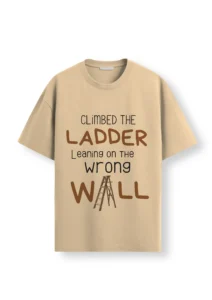 Ladder Quotes Unisex Oversized T-Shirt - Lufit