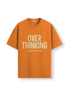 Overthinking Unisex Oversized T-Shirt - Lufit