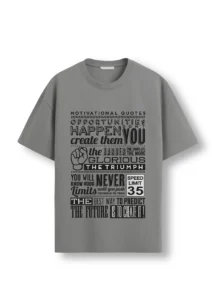 Motivational Unisex oversized t-shirt