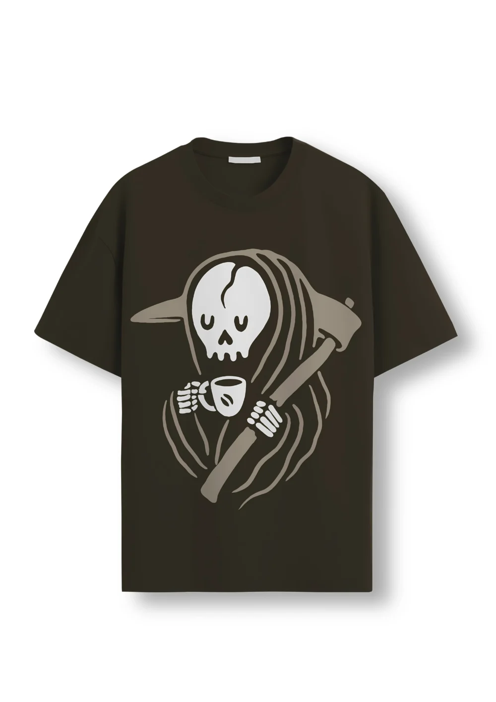 Grim Reaper Unisex Oversized T-shirt - Lufit