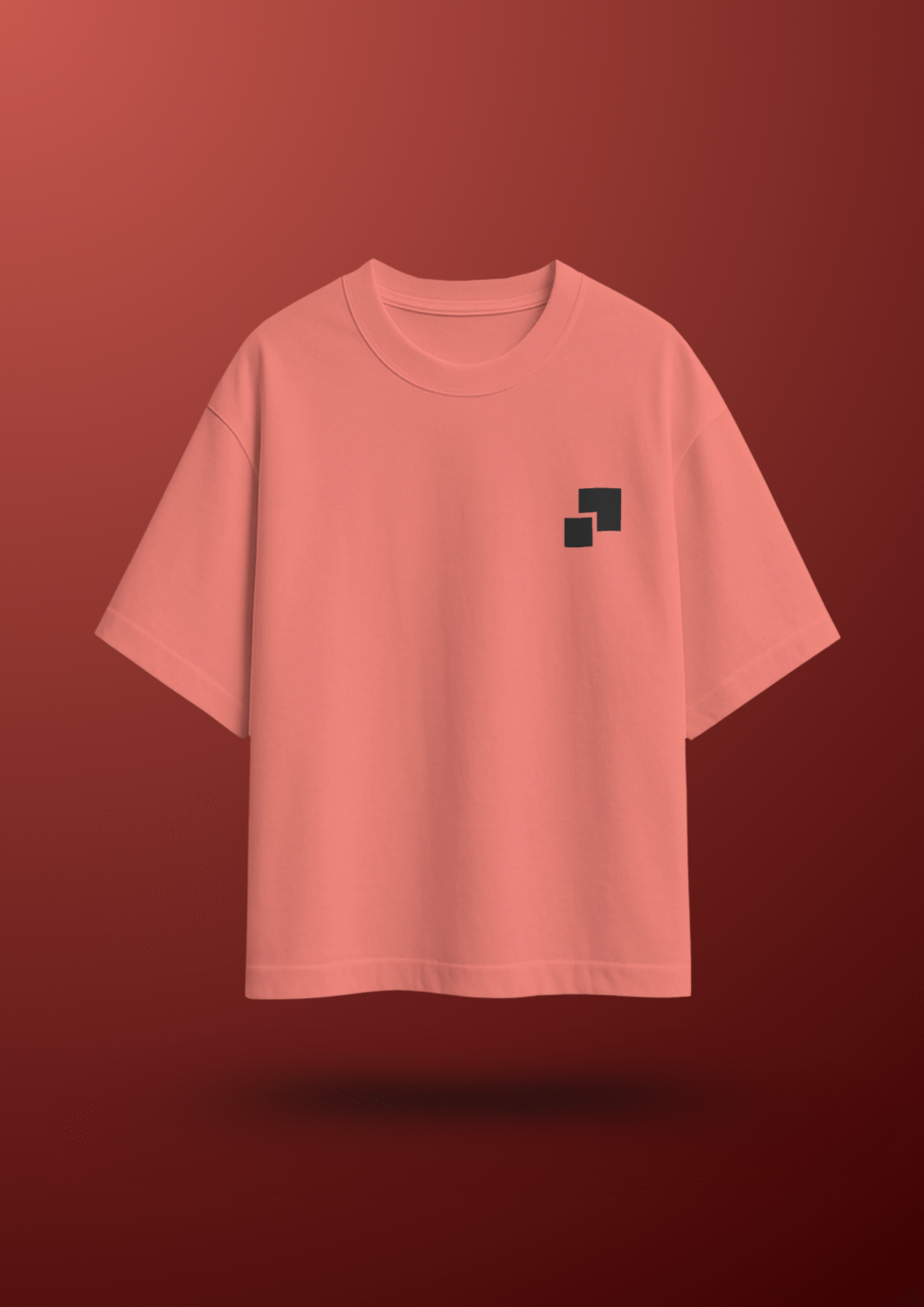 Lufit Solid Oversized Coral Red