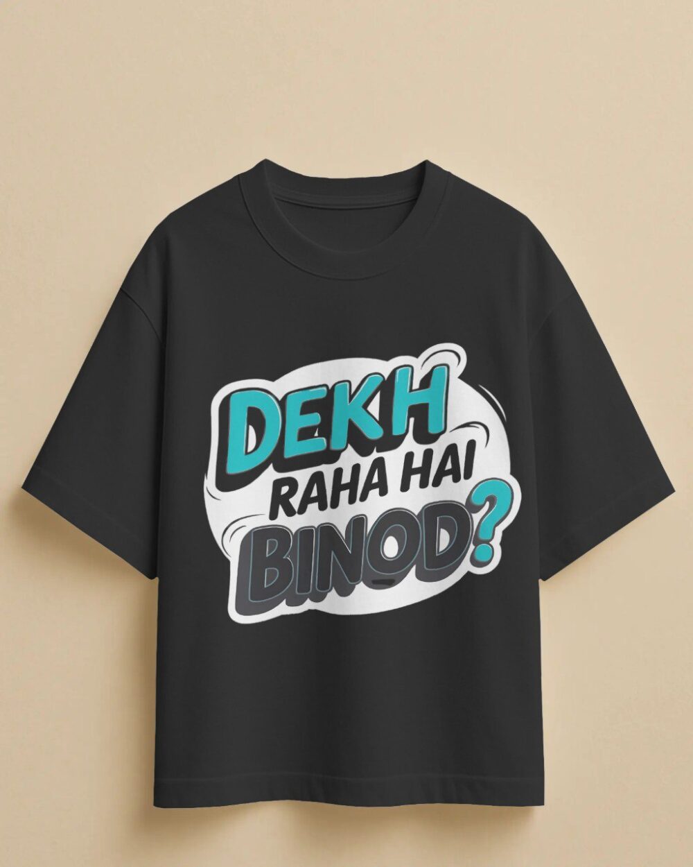 Oversized Panchayat T-Shirt – Dekh Raha Hai Binod?
