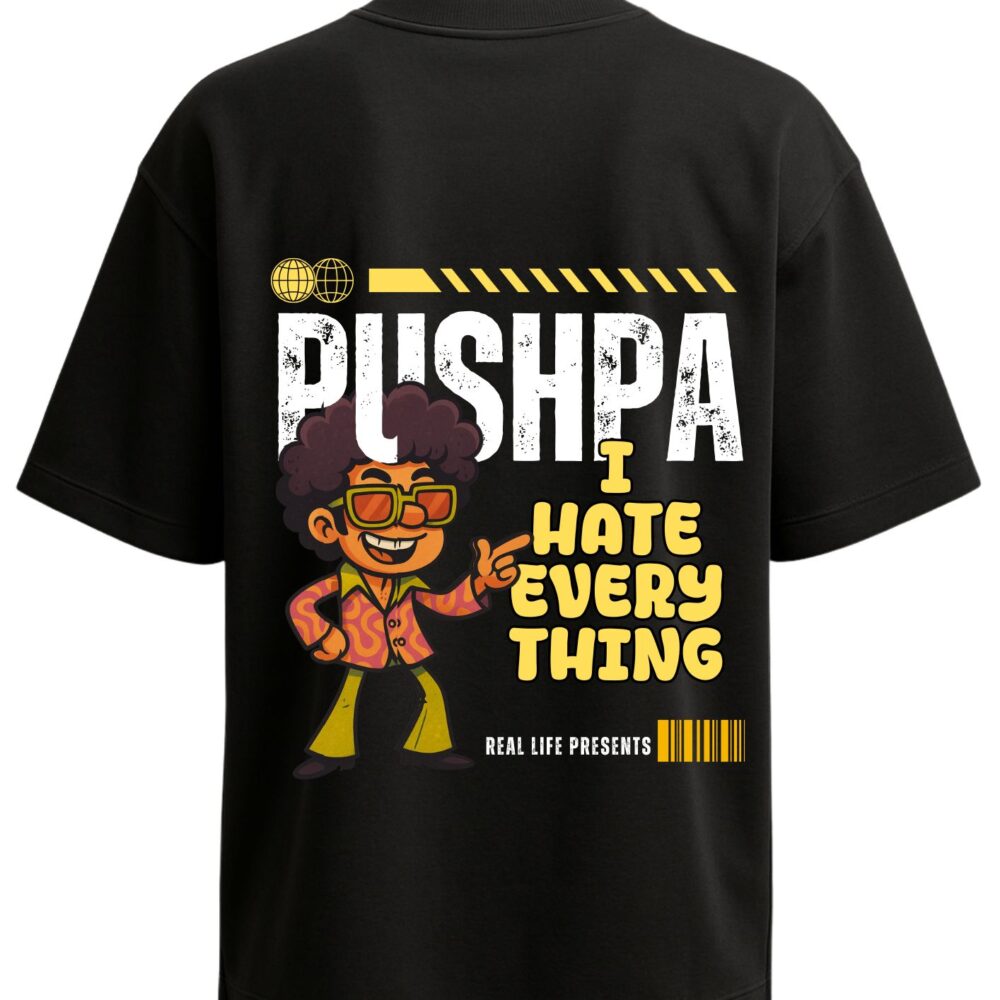 Men's Oversized T-Shirt - Desi Pushpa Inspired Oversized Tee