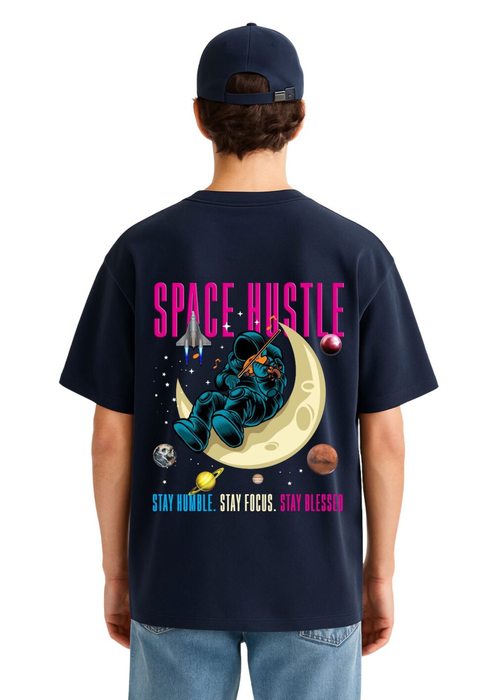 Oversized T-Shirt - Space Hustle - Image 2