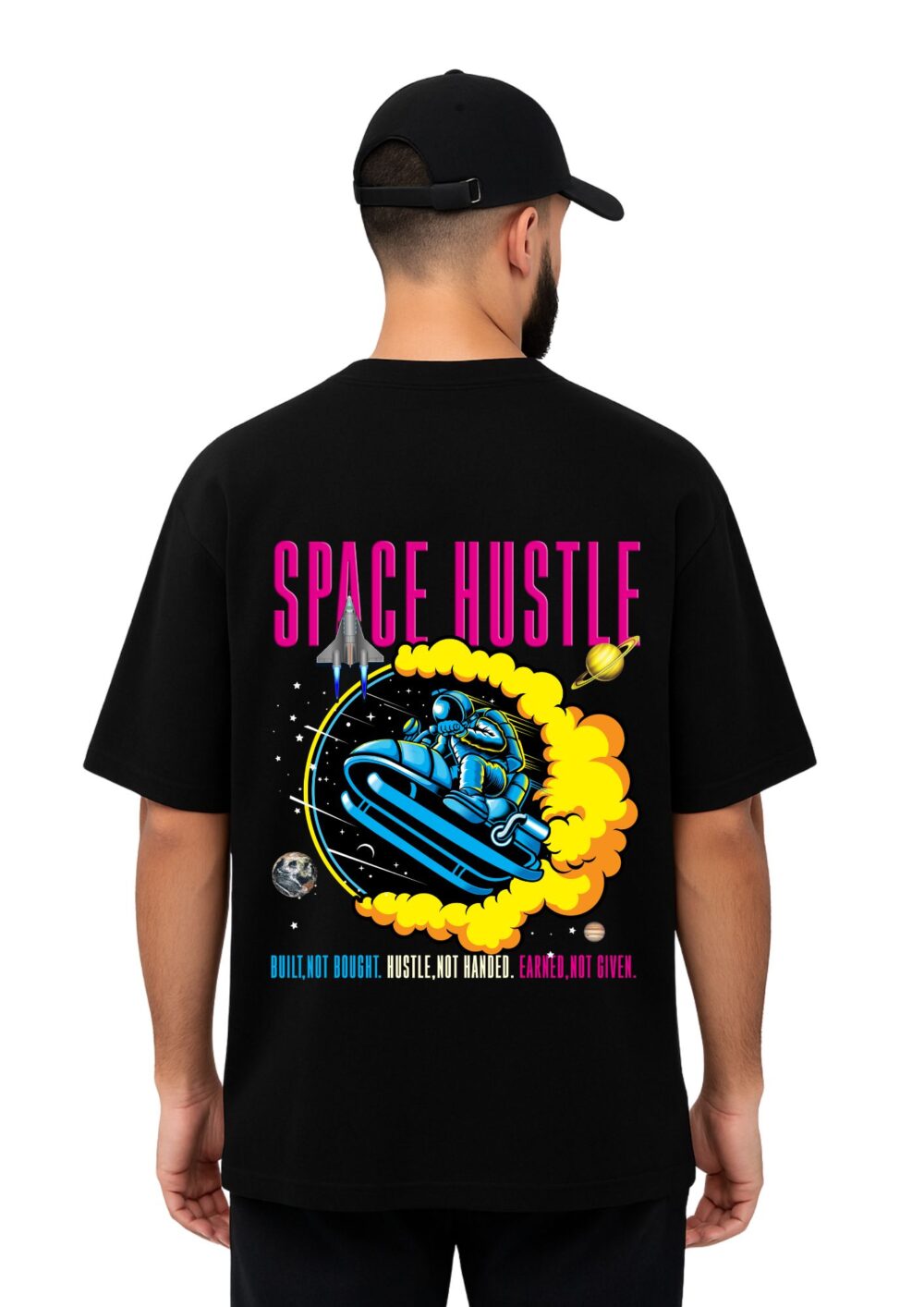 Oversized T-Shirt - Space Hustle