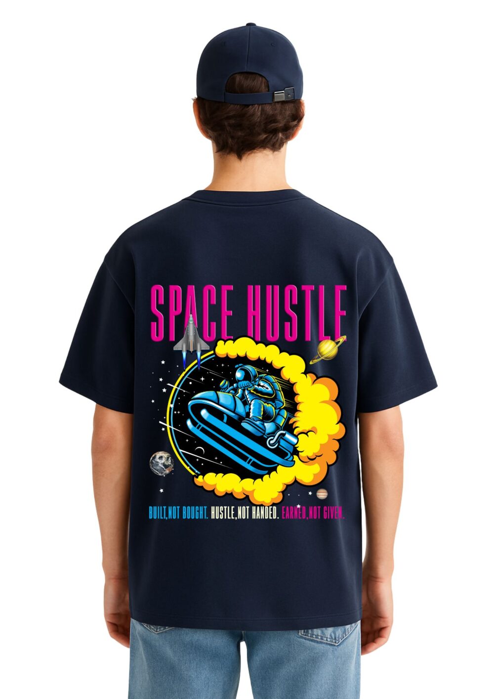 Oversized T-Shirt - Space Hustle - Image 2