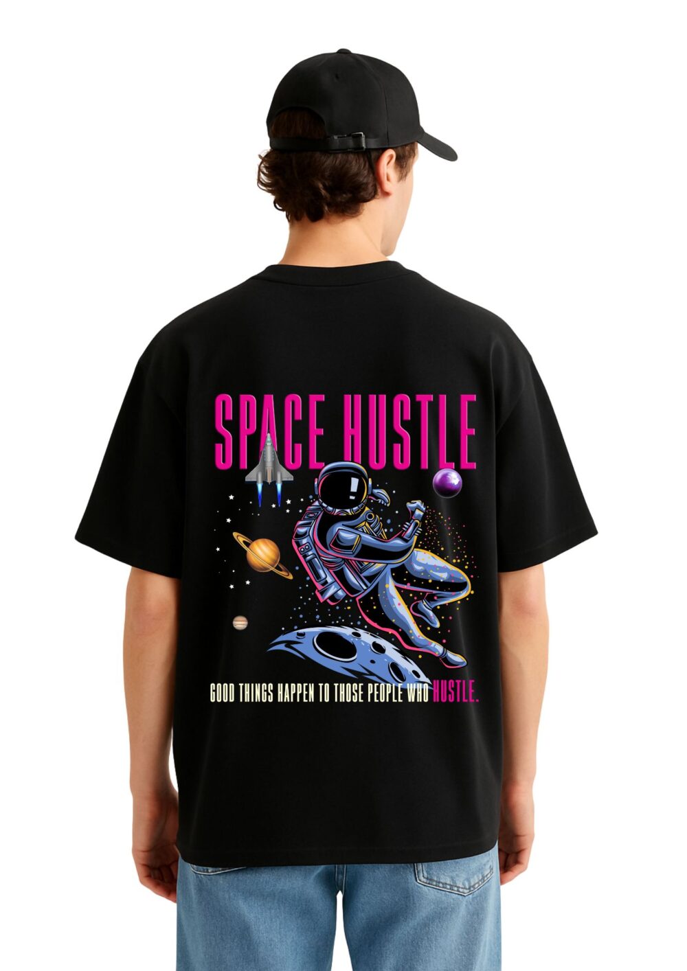 Oversized T-Shirt - Space Hustle