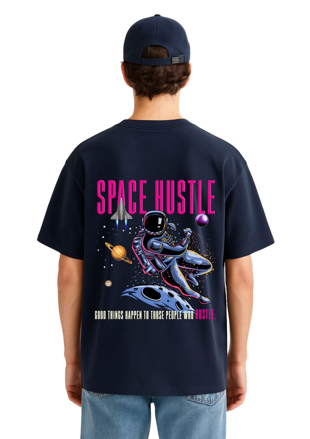 Oversized T-Shirt - Space Hustle - Image 2