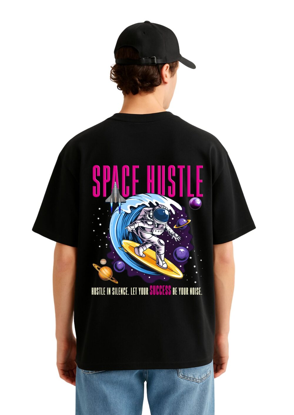 Oversized T-Shirt - Space Hustle