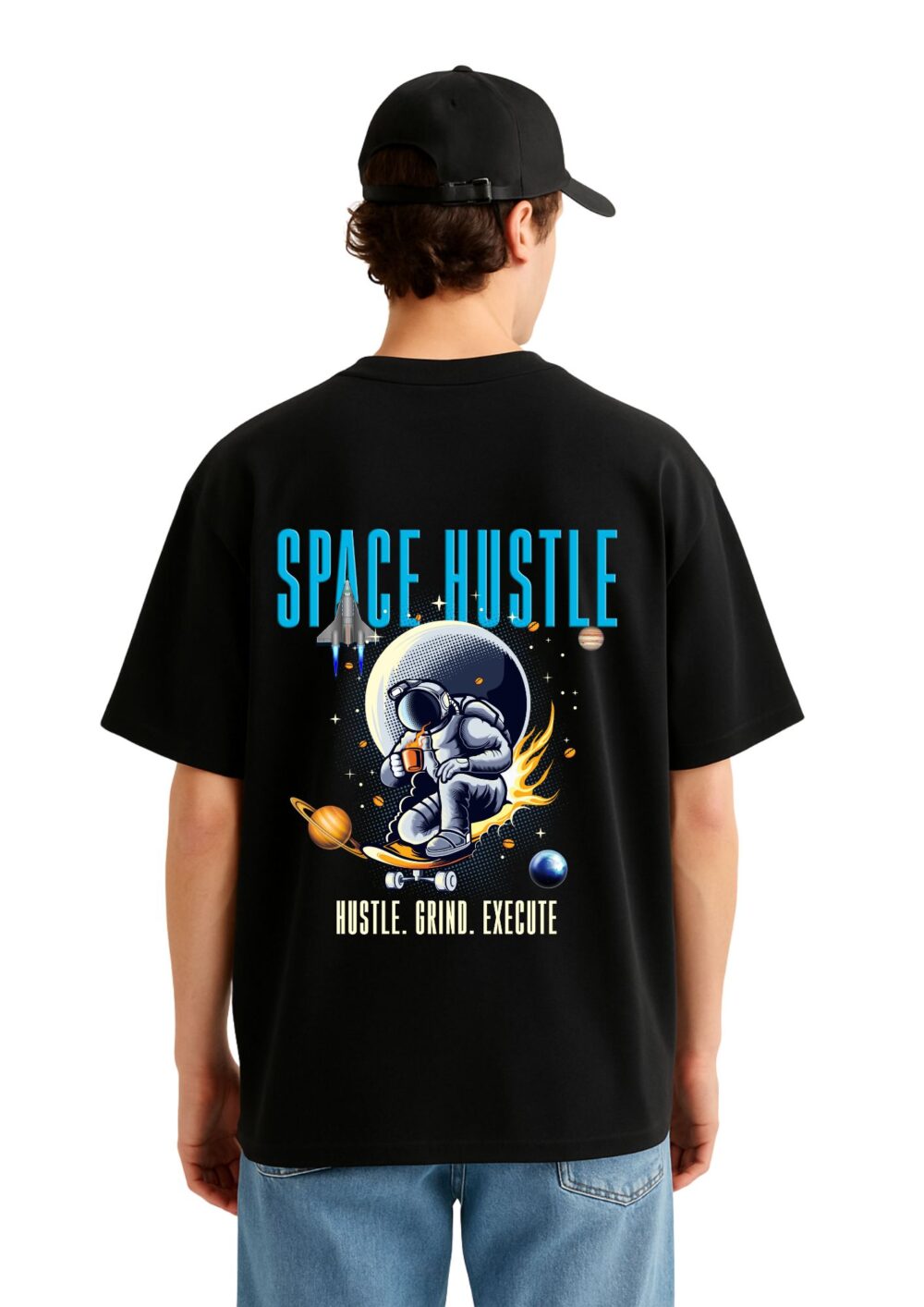 Oversized T-Shirt - Space Hustle