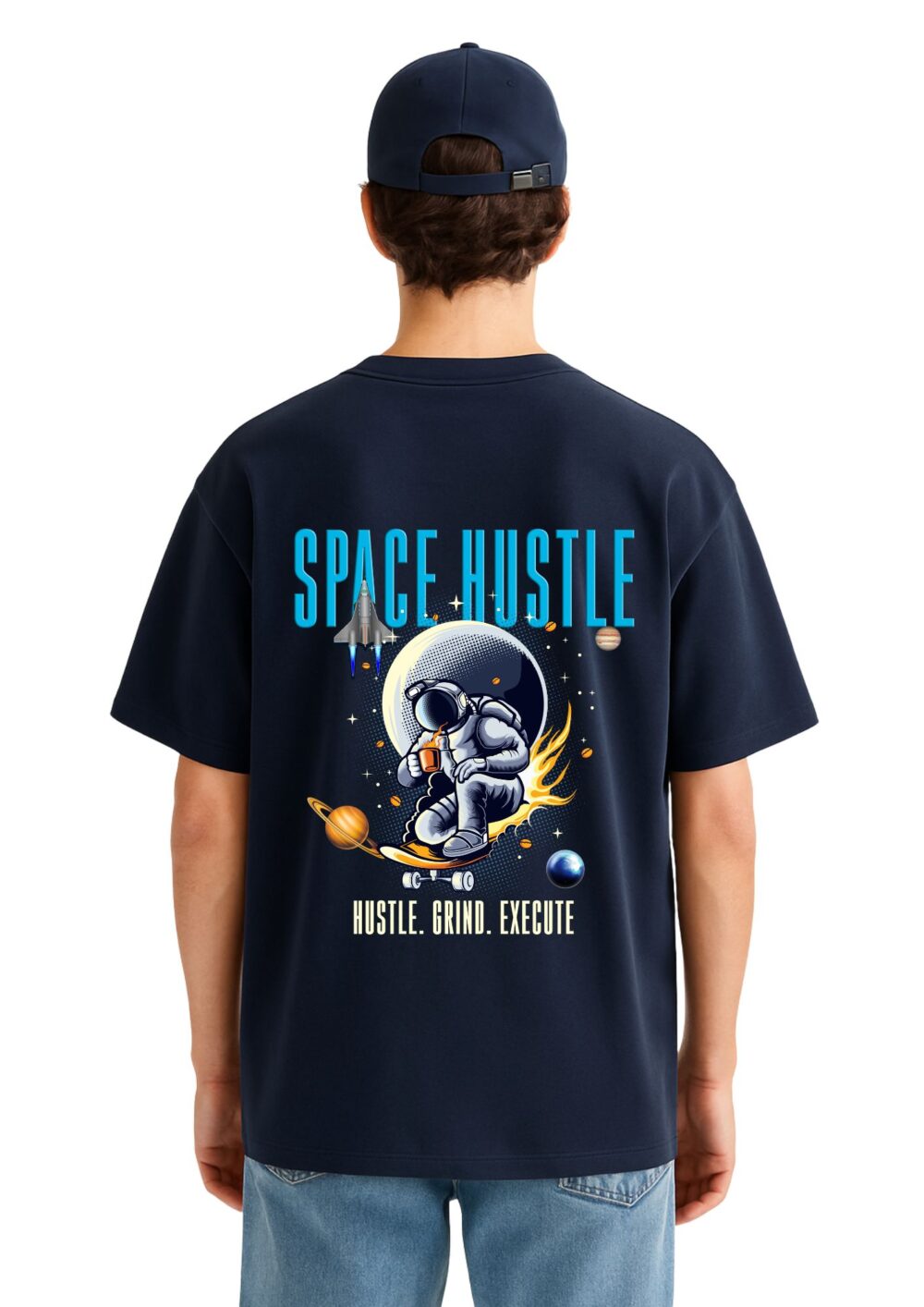 Oversized T-Shirt - Space Hustle - Image 2