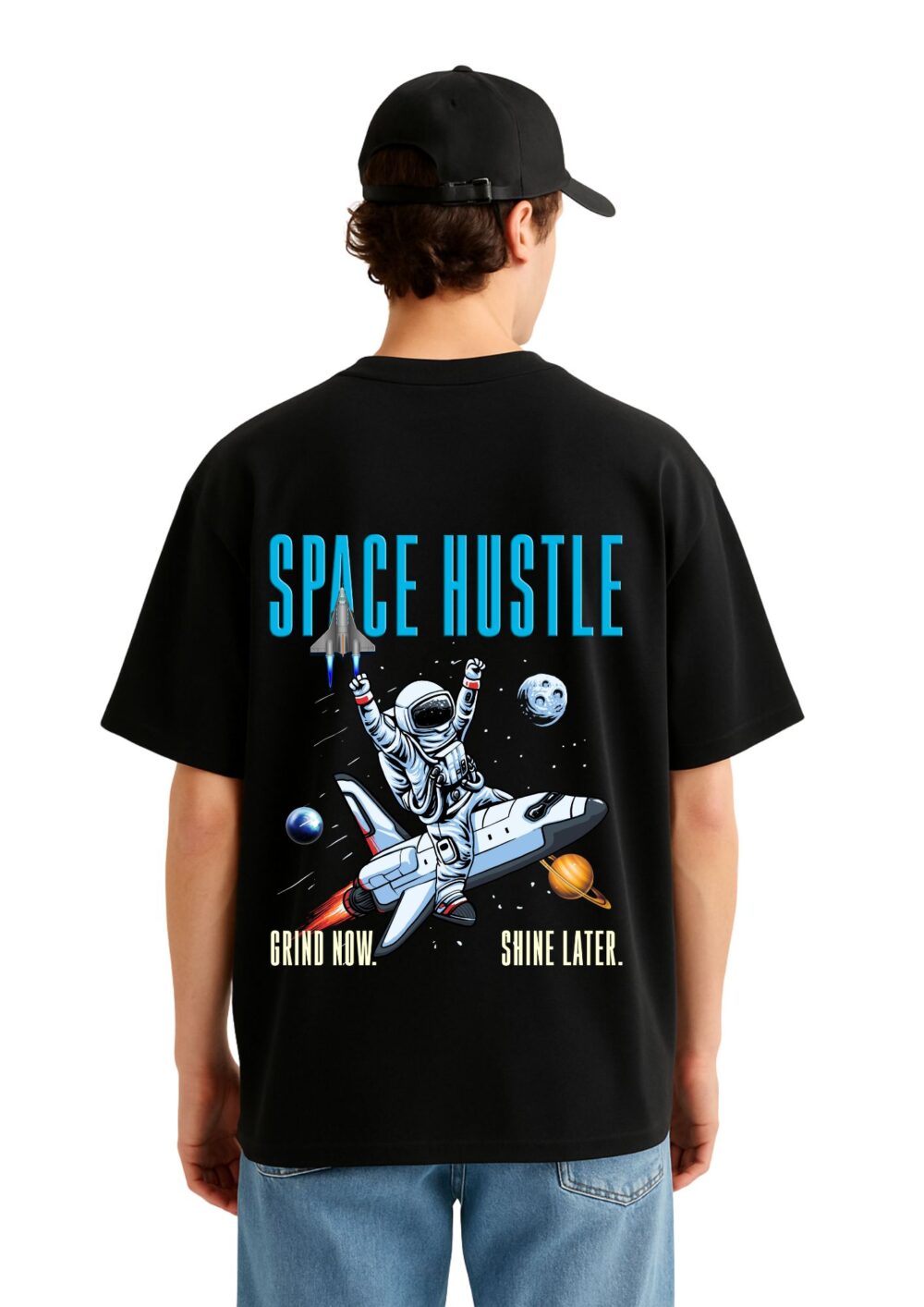 Oversized T-Shirt - Space Hustle