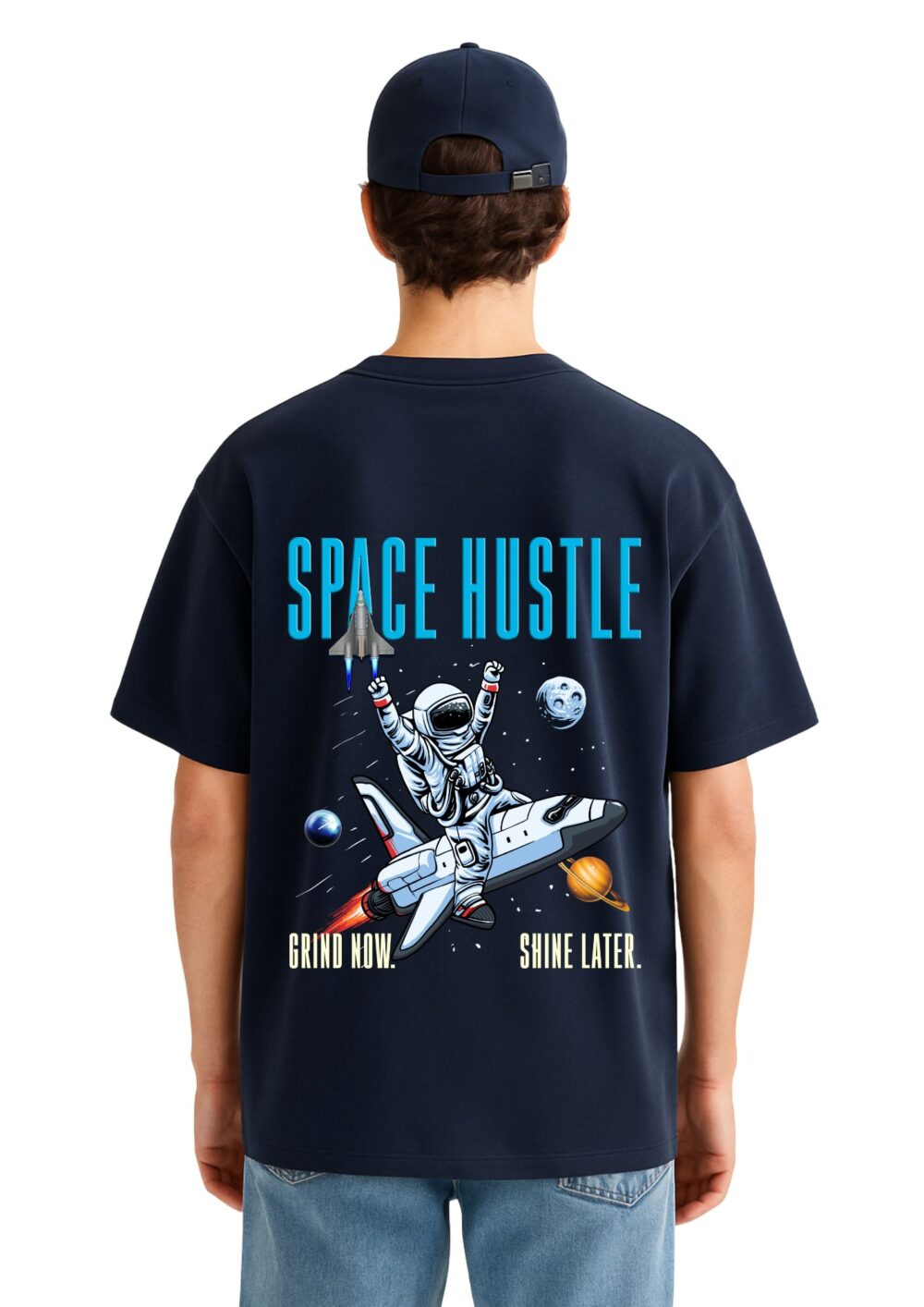 Oversized T-Shirt - Space Hustle - Image 2