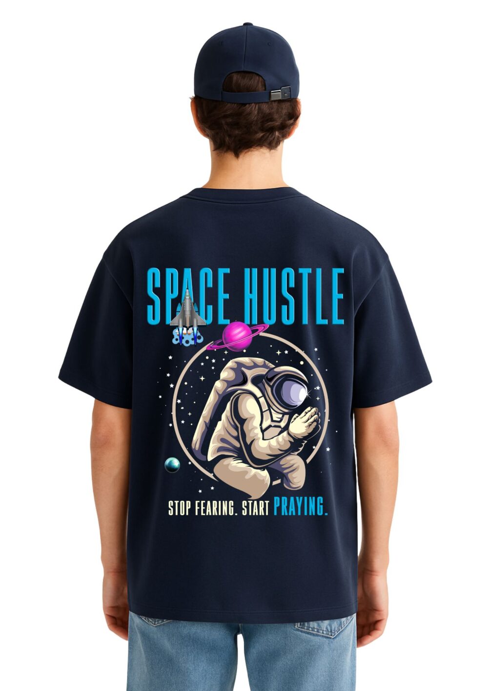 Oversized T-Shirt - Space Hustle - Image 2