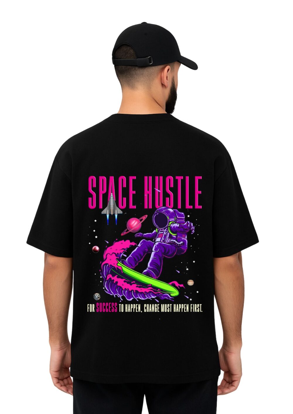 Oversized T-Shirt - Space Hustle