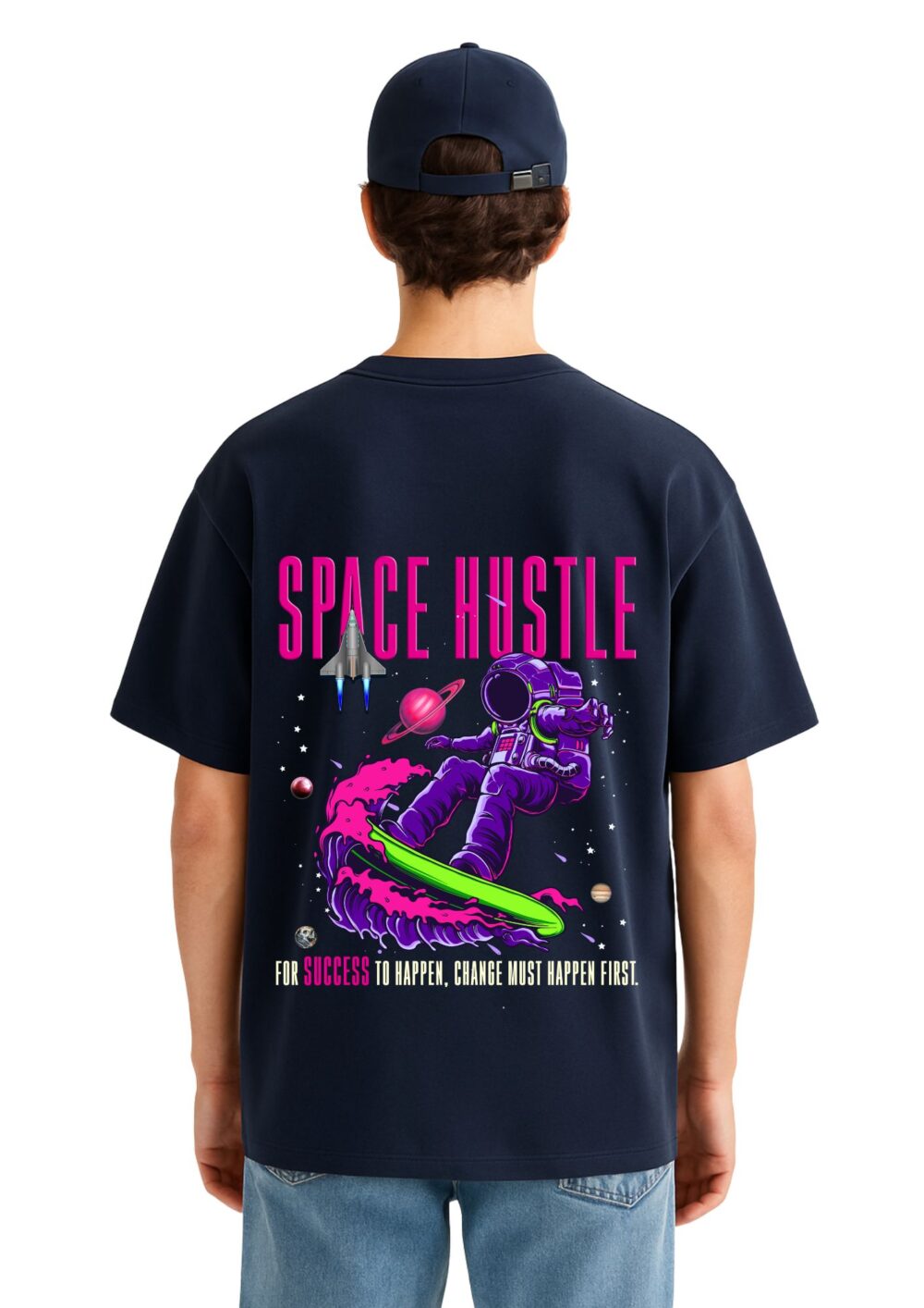 Oversized T-Shirt - Space Hustle - Image 2
